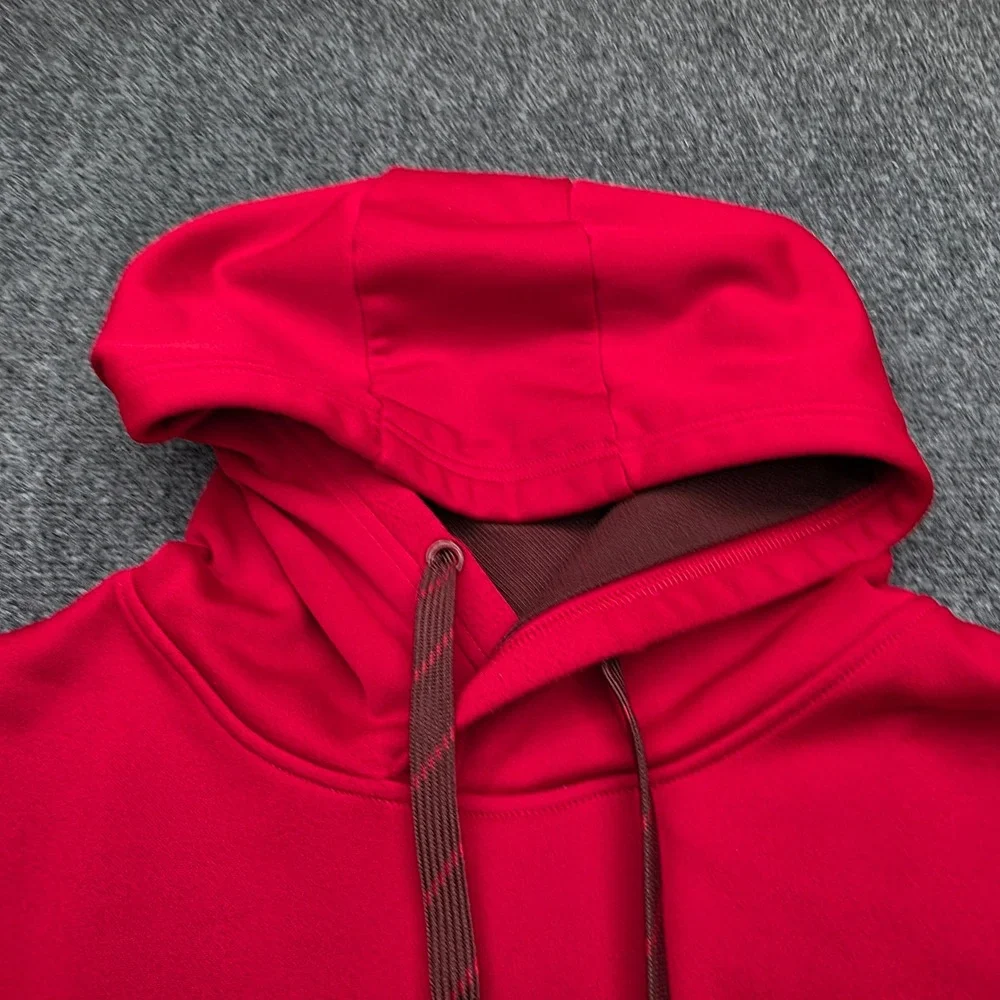 The North Face Men's XL Hoodie Red Pullover‎ Sweatshirt Logo A6S8 Fall 2014